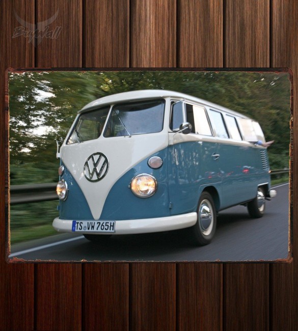 Металлическая табличка Volkswagen T1 Sumba Bus91 Металлическая табличка Volkswagen T1 Sumba Bus91